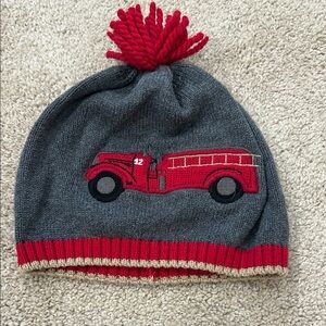 Gymboree Gray and Red Knit Toy Hat